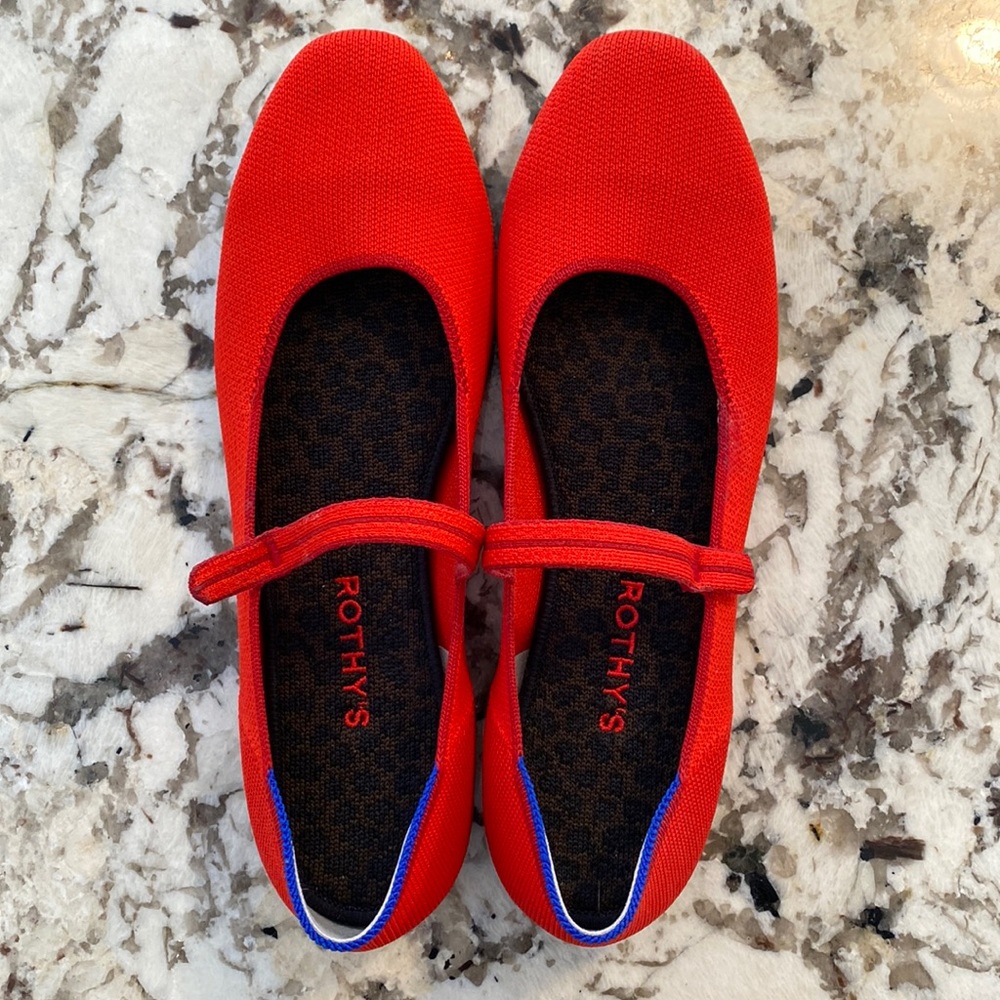 Rothy's Red MaryJanes, size 10